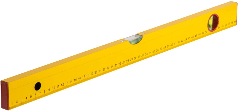 Mega Poziomnica, Gulsčiukas, du 600 mm skersmens lašeliai