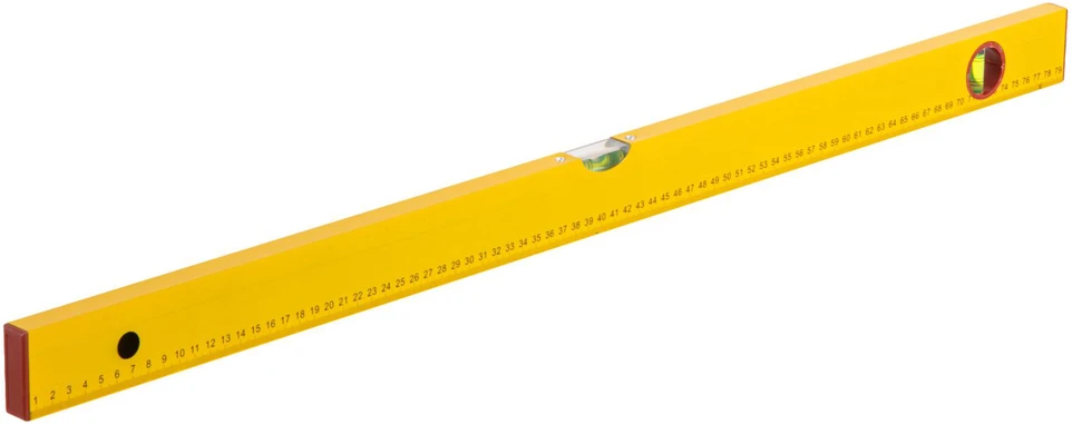 Mega Poziomnica, Gulsčiukas, du 800 mm skersmens lašeliai