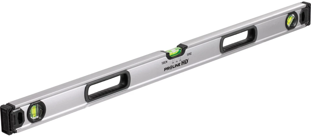 Poziomnica, Gulsčiukas hd3lib.2xfrez, 0,5 mm/1 m, 2 % magnet., 150 cm, proline hd