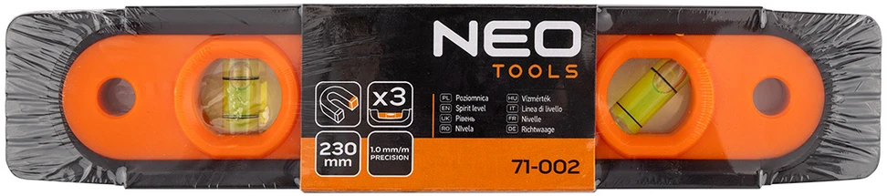 Poziomnica, Torpedinis gulsčiukas 230 mm, su magnetu