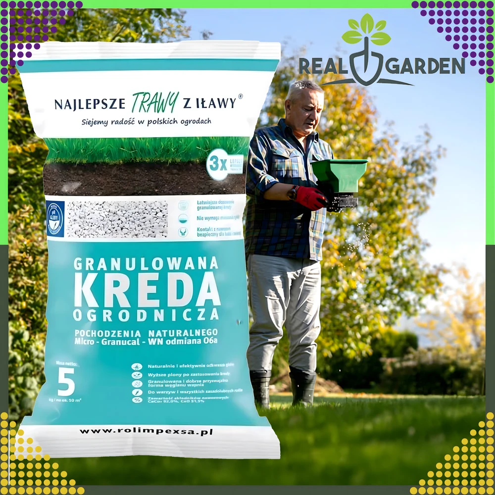 Premium Aukščiausios kokybės granuliuota sodo kreida dirvožemio rūgštingumui mažinti, 5kg augalams