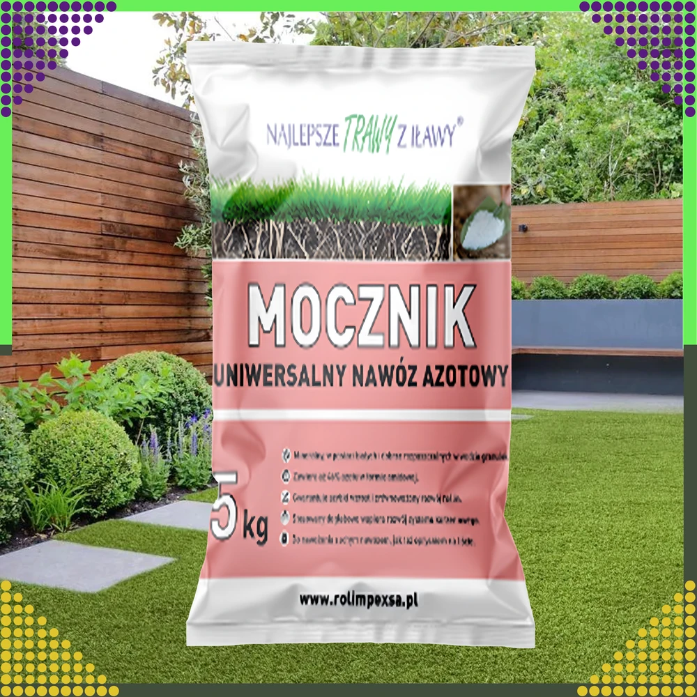 Premium Aukščiausios kokybės karbamido ekologiškos trąšos 5kg universalus azotas sodui ir žolei
