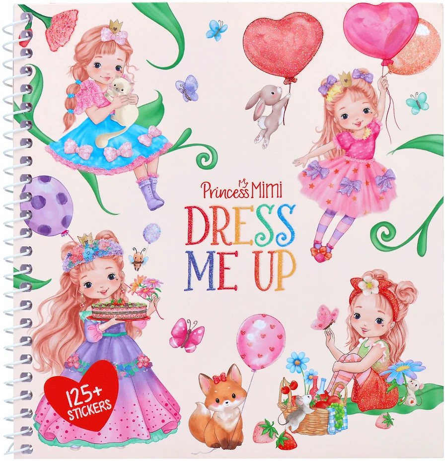 Princess Mimi - Lipdukų knyga „Aprengk mane“ (0414382)