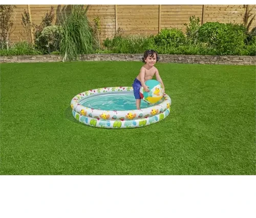 Zestaw „Bestway 51124“ 3 viename pripučiamas baseino komplektas su rutuliniais ratukais, 122 x 20 cm