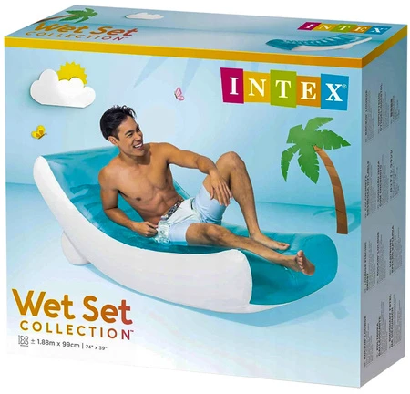 Pripučiamas plaukimo čiužinys 191x99cm INTEX
