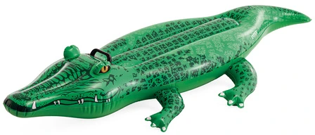 Pripučiamas plaustas Krokodilas, Intex, 168 x 86 cm