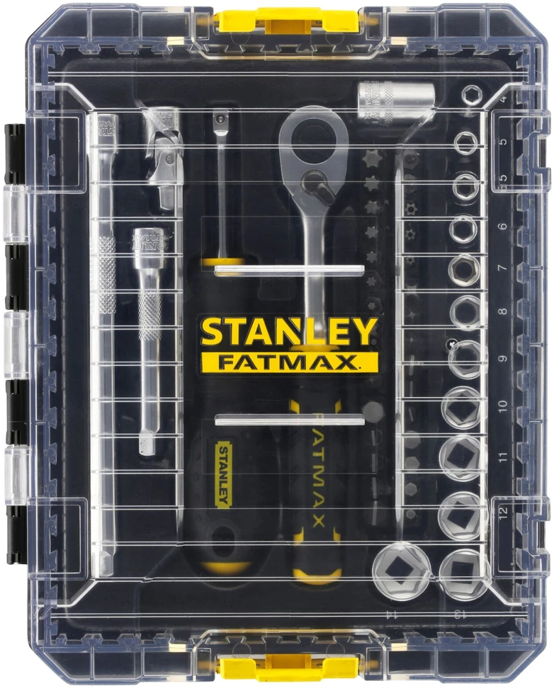 Įrankių komplektas Stanley FatMax M-STAK; 1/4''; 48 vnt.