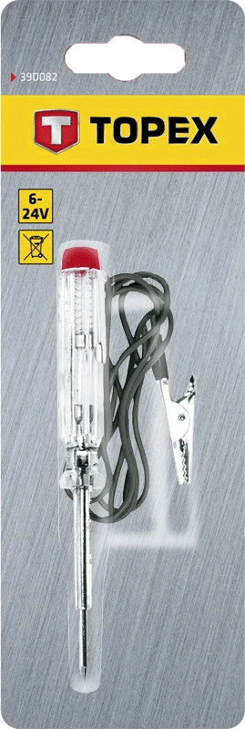 TOPEX testeris automobilinis su adata 6-24V 39D082