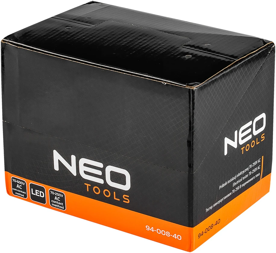 Neo Próbnik Elektros instaliacijos testeris 70–250 V AC, 40 vnt. kartotinis.