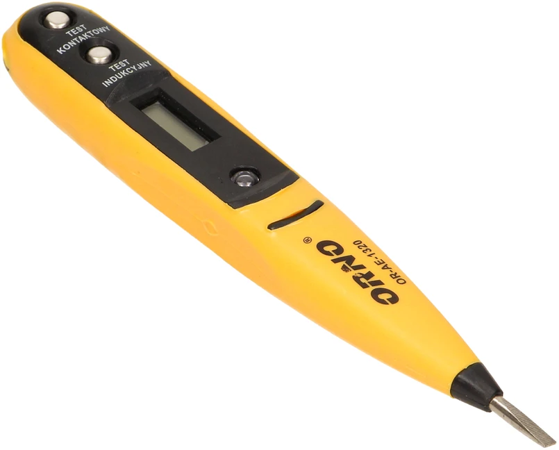 Próbnik LCD bekontaktis įtampos testeris, 12-250V