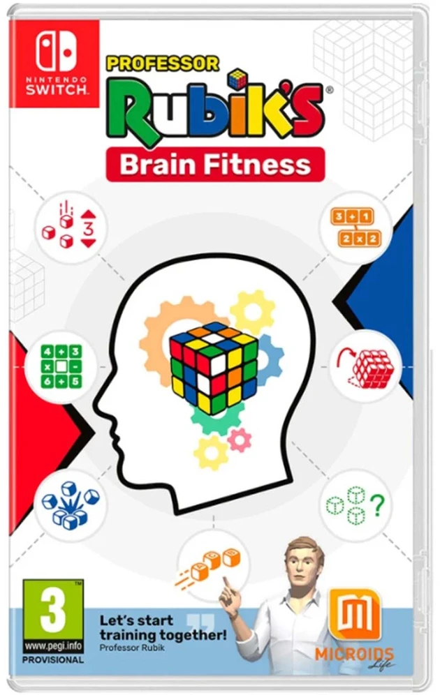 Professor Profesoriaus Rubiko smegenų fitnesas (kodas dėžutėje) – Nintendo Switch