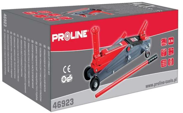 Proline Hidraulinis greito pakėlimo domkratas 2,5 t, 150-530 mm (19,6kg) ce prolin