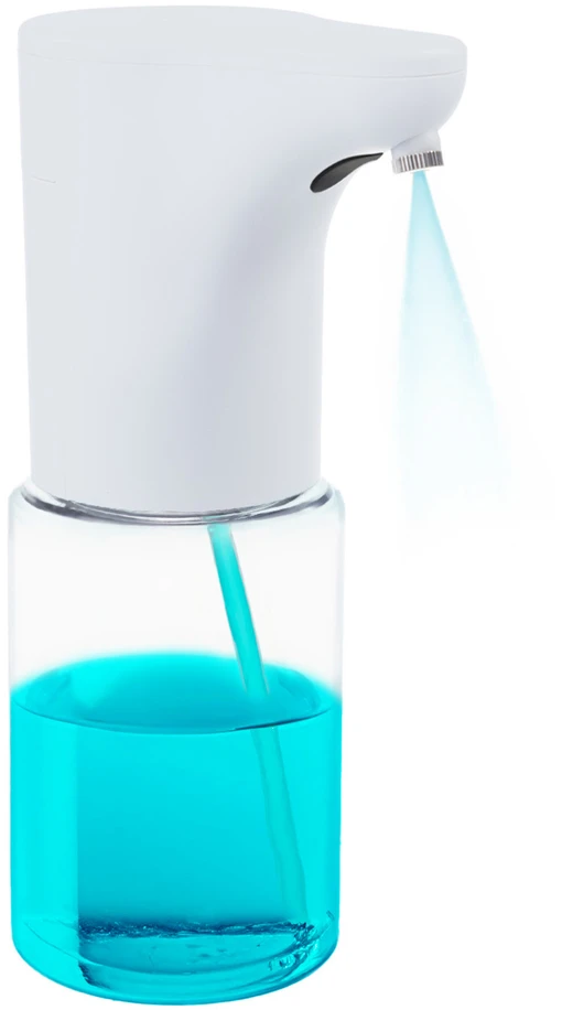 Promedix automatic dispenser, dispenser container for liquid soaps, disinfectant liquids, 300ml, 4xAA, baltas, PR-540 W