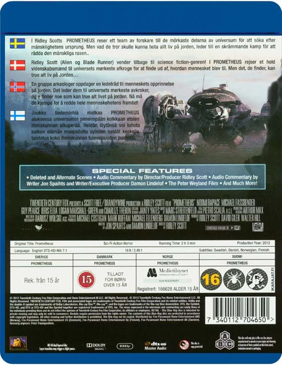 Prometėjas (Blu-ray)