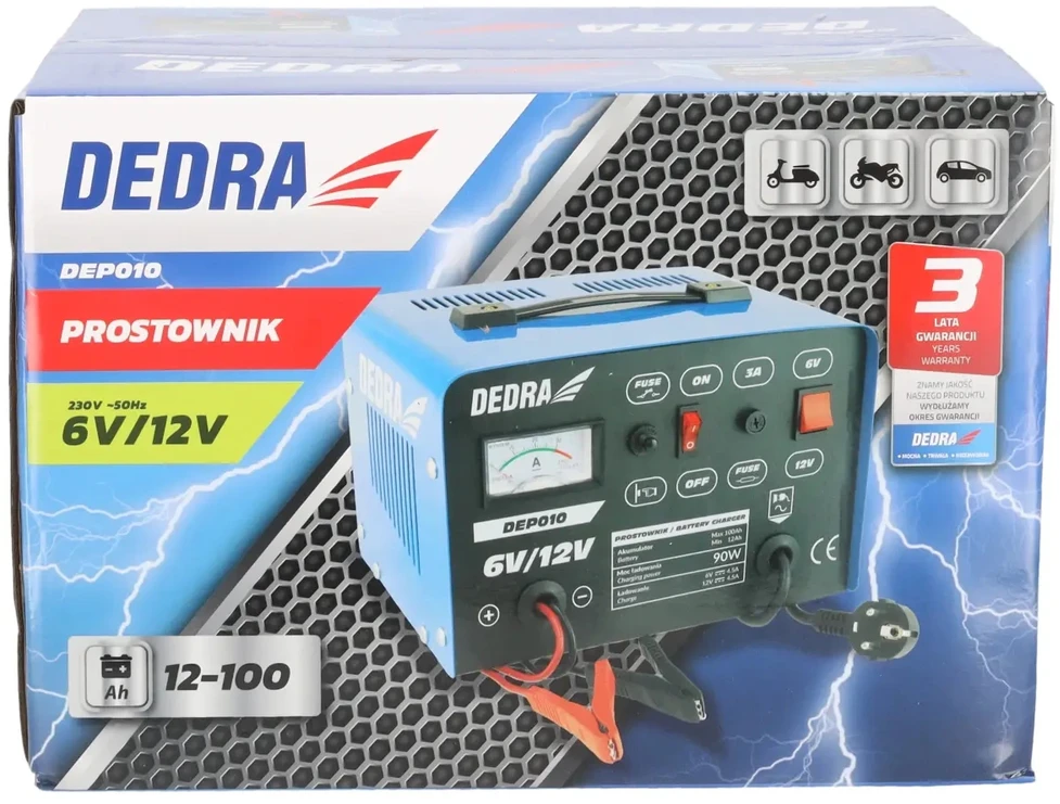 Dedra Sroves lygintuvas 612V 12100Ah