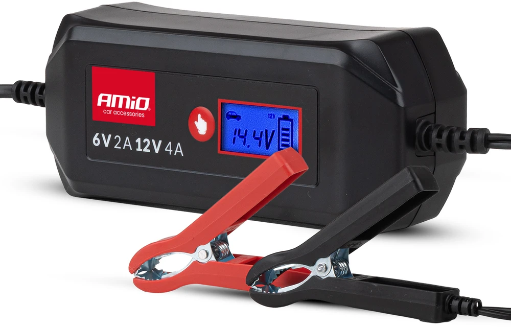 Skaitmeninis akumuliatoriaus įkroviklis STD/GEL/AGM/WET 4A 6/12V AMIO-04523