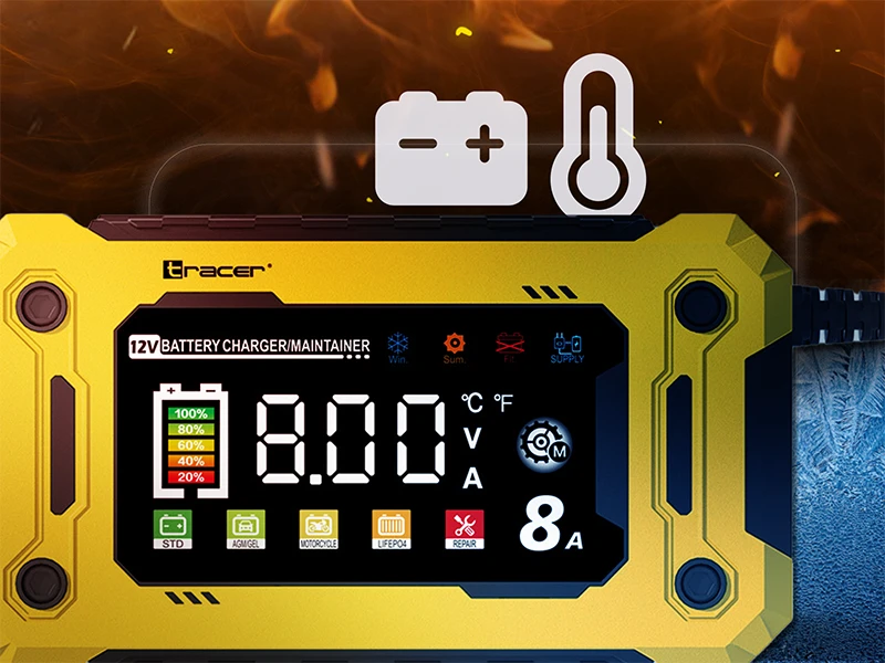 Prostownik, TRACER 12V 8A DT128 lygintuvas