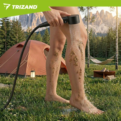 „Trizand“ 8000 mAh baterijos maitinamas kelioninis dušas