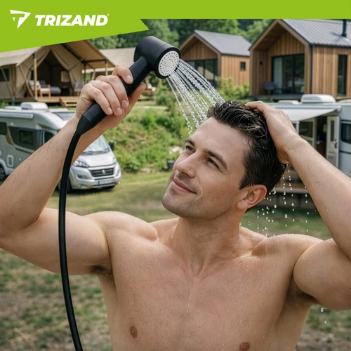 „Trizand“ 8000 mAh baterijos maitinamas kelioninis dušas