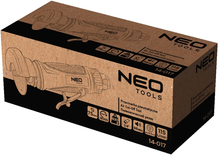 Przecinarka Pneumatinis pjovimo įrankis NEO 14-017 75 mm