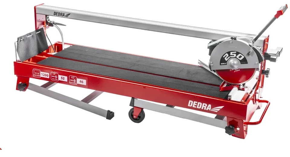 Dedra Przecinarka Plytelių pjaustytuvas 1200 W, 250 x 25,4 mm, maksimalus pjovimo skersmuo 1200 mm