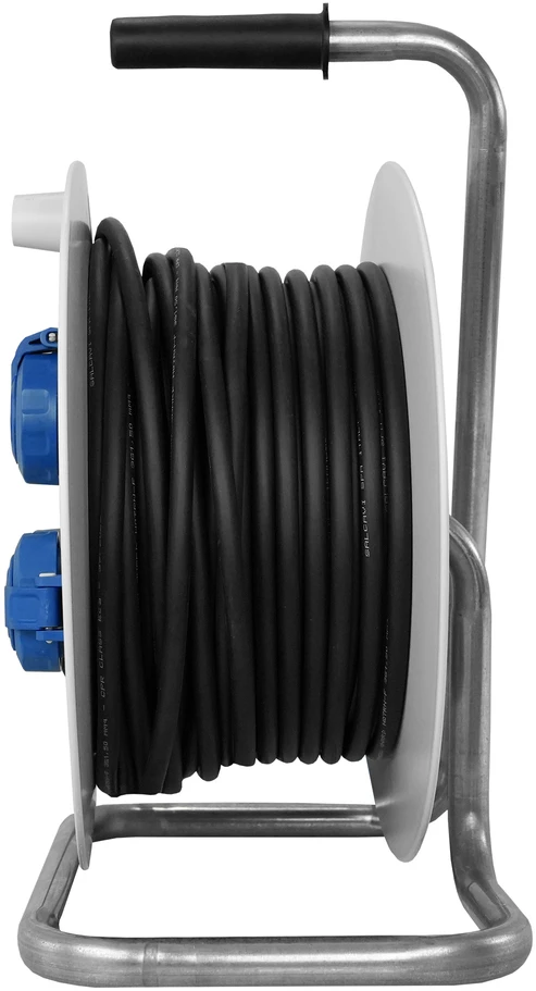 Przedłużącz bębnowy pramoninis hand pro ip55; 20m; h07rn-f; 3×1,5mm; schuko
