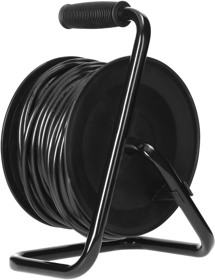 Orno Przedłużacz Ilgintuvo ritė, 4 lizdai 2P+Z (schuko), PVC kabelis H05VV-F 3x1,5mm2, ilgis - 30m, šiluminė apsauga, srovės kelio sklendės