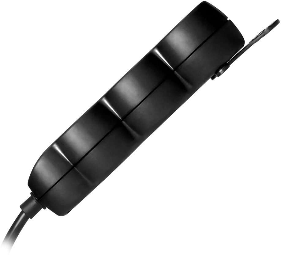 Orno Przedłużacz Prailgintuvas 3x2P+Z, 1,4m, 3x1mm², juodas