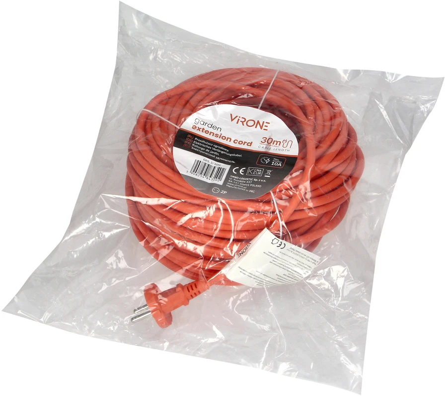 Orno PVC IP20 ilgintuvas 30m 1x2P, H03VV