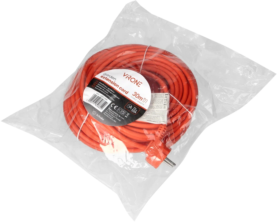 Orno Przedłużacz Vieno lizdo sodo prailginimo laidas „Schuko“, PVC 3x1mm?, ilgis 30m