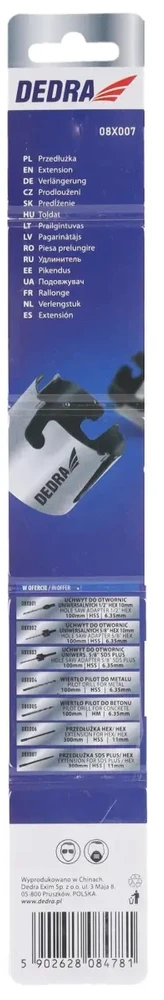 Dedra SDS PLUS HEX prailgintuvas ilgis 300mm