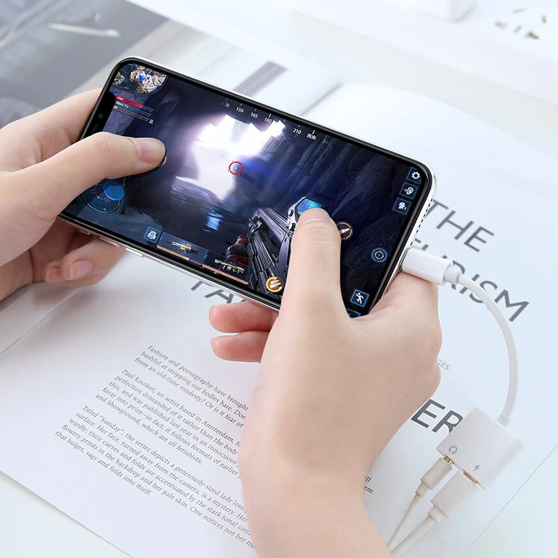 Przejściówka „Lightning“ lizdo adapteris „iPhone 7 8“ x adapteris -e405