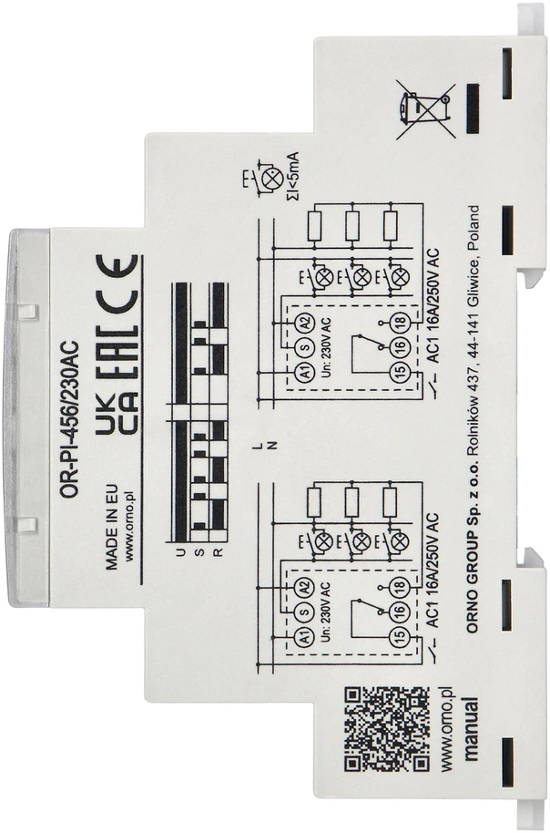 SIŲSTUVAS OR-PI-456/230AC ORNO
