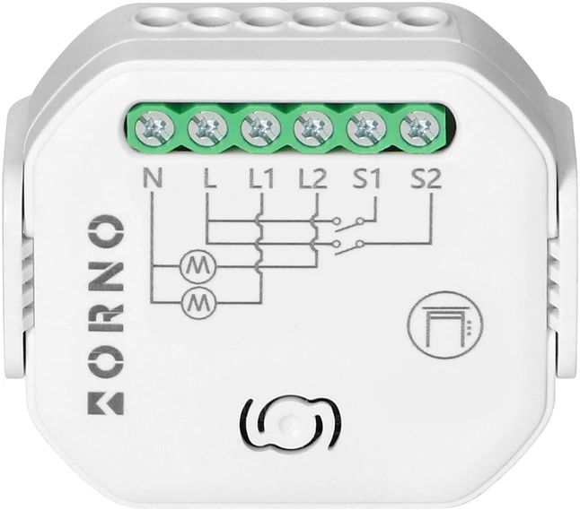Orno Przekażnik „Tuya Smart Wi-Fi+BLE“ roletų relė