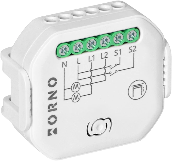 Orno Przekażnik „Tuya Smart Wi-Fi+BLE“ roletų relė