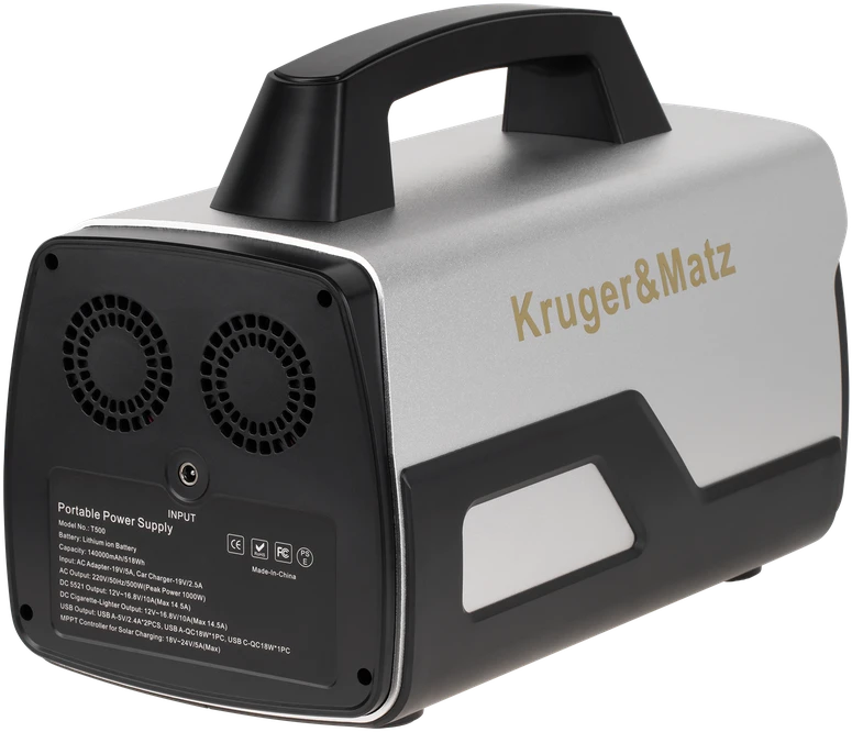 Kruger & Matz 500W nešiojama elektrinė