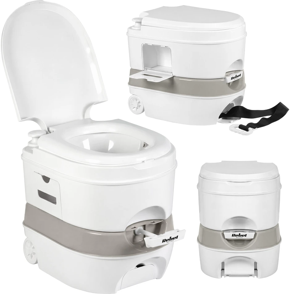 Przenośna Nešiojamas kelioninis tualetas 24L / 20L, Rebel Active