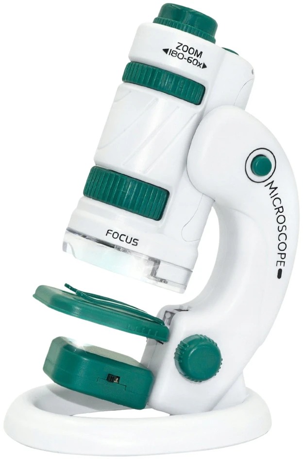 Lean Toys Mikroskopas vaikams su priedais 60X/180X