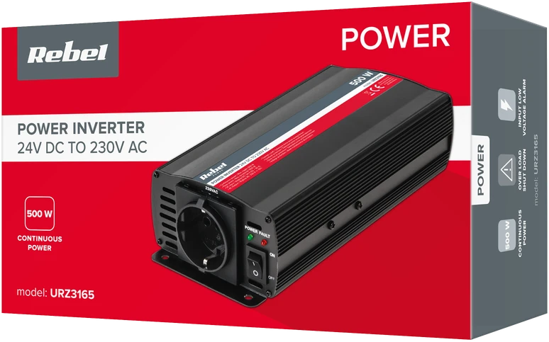 Rebel Inverteris KEMOT 24V/230V 500W