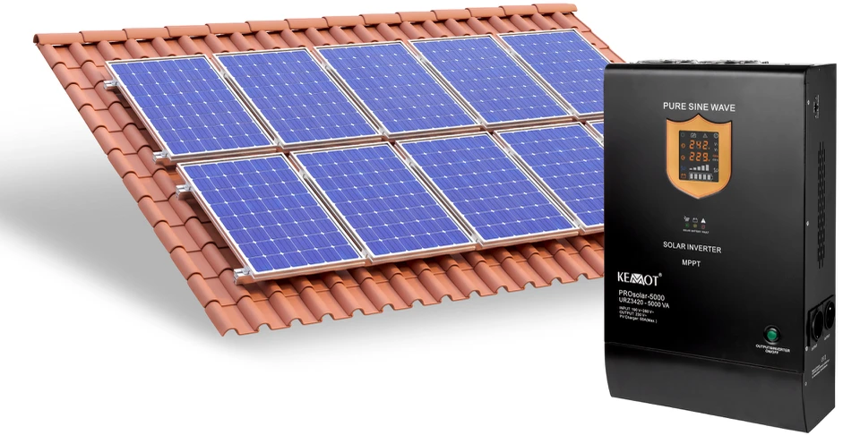 KEMOT PROsolar5000 saulės energijos inverteris 48V 230V 5000VA 3500W