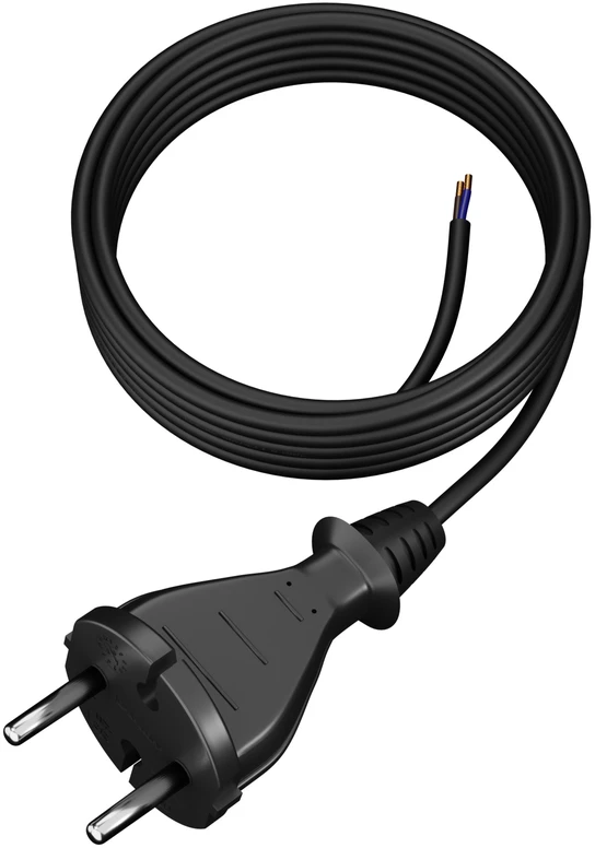 Przewód, Guminis kabelis H05RR-F OW 2x1mm2 300/500V 5m