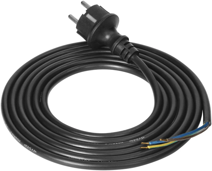 Orno Przewód, Jungiamasis kabelis, guminis kištukas, 3x1,5mm2, 3m