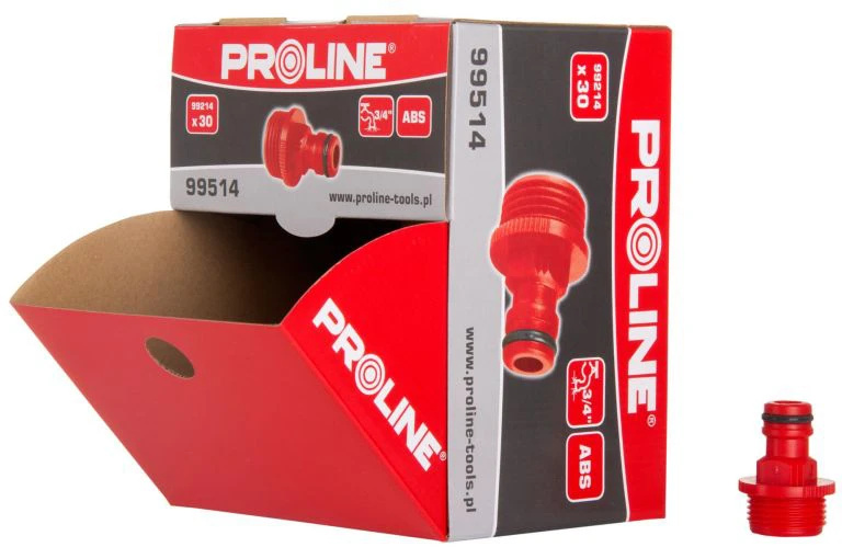 Przyłącze Sujungimas laistymo žarnai su išor.sriegiu 3/4 ' PROLINE