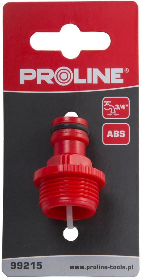 Przyłącze Sujungimas laistymo žarnai su išor.sriegiu 3/4 ' PROLINE