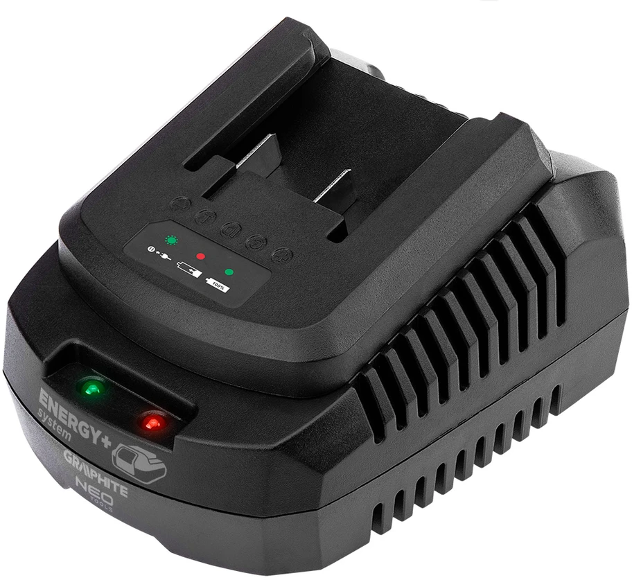 Graphite Przyssawka „Energy+“ 18 V plytelių siurbtukas + 2 Ah akumuliatorius + įkroviklis
