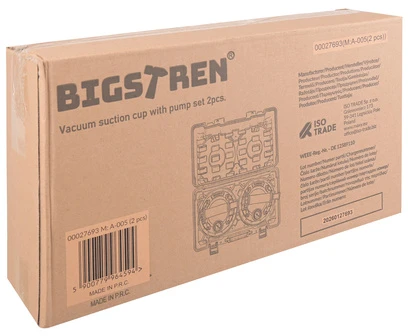 „Bigstren Bigstreen“ vakuuminis siurbtukas su pompa, 2 vnt. rinkinys