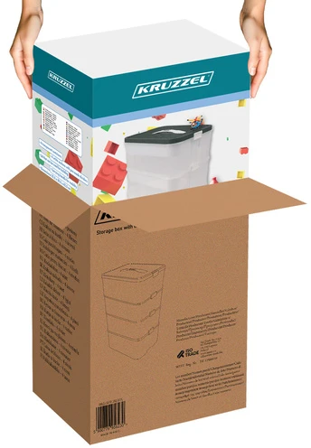 Block box - 3 levels Kruzzel 25757