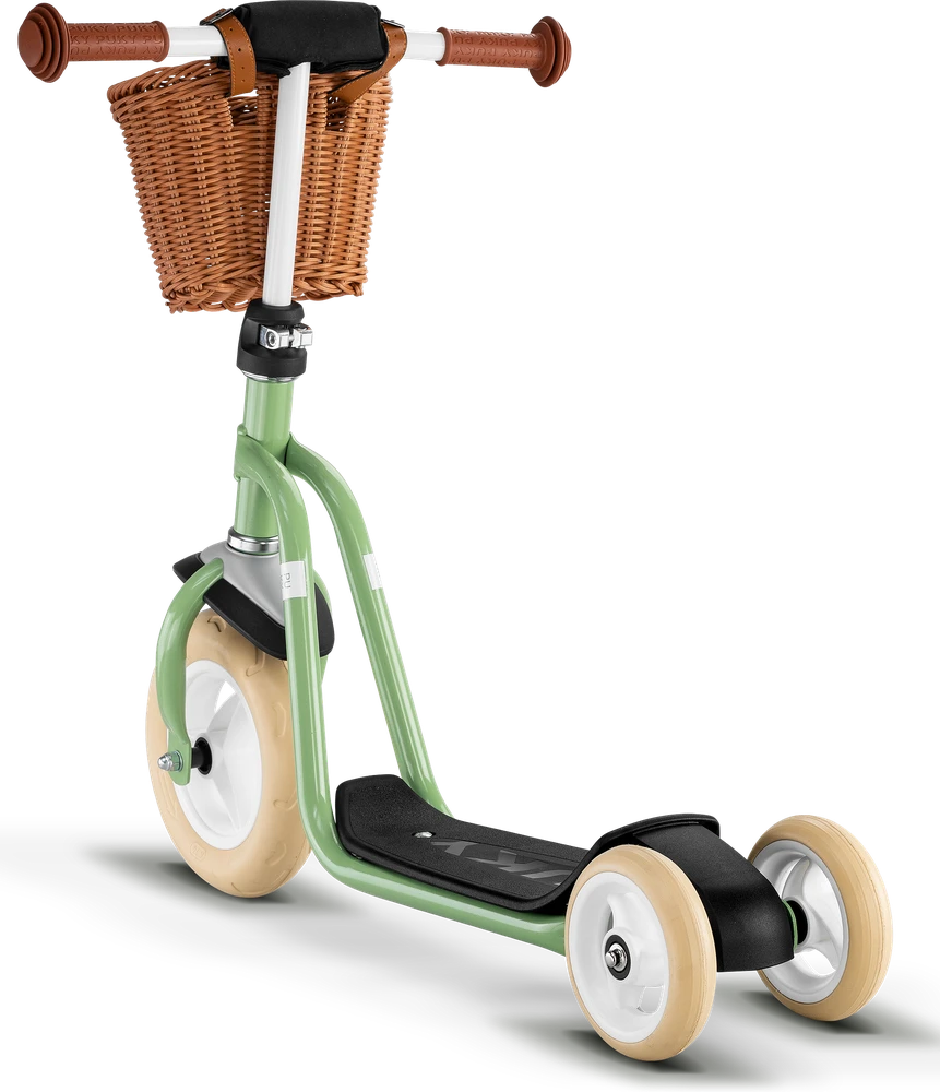 Paspirtukas PUKY R 1 Classic retro žalias