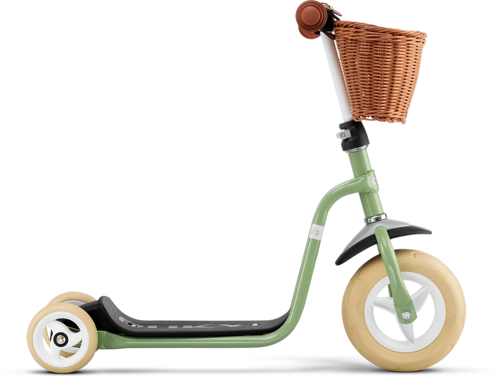 Paspirtukas PUKY R 1 Classic retro žalias