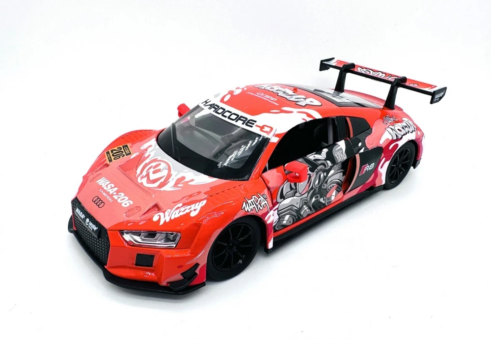 Pulio Auto msz 1/24 audi r8 lms šviesa garsas